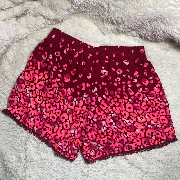 Justice Leopard Print Cotton Pajama Shorts - Picture 3 of 4